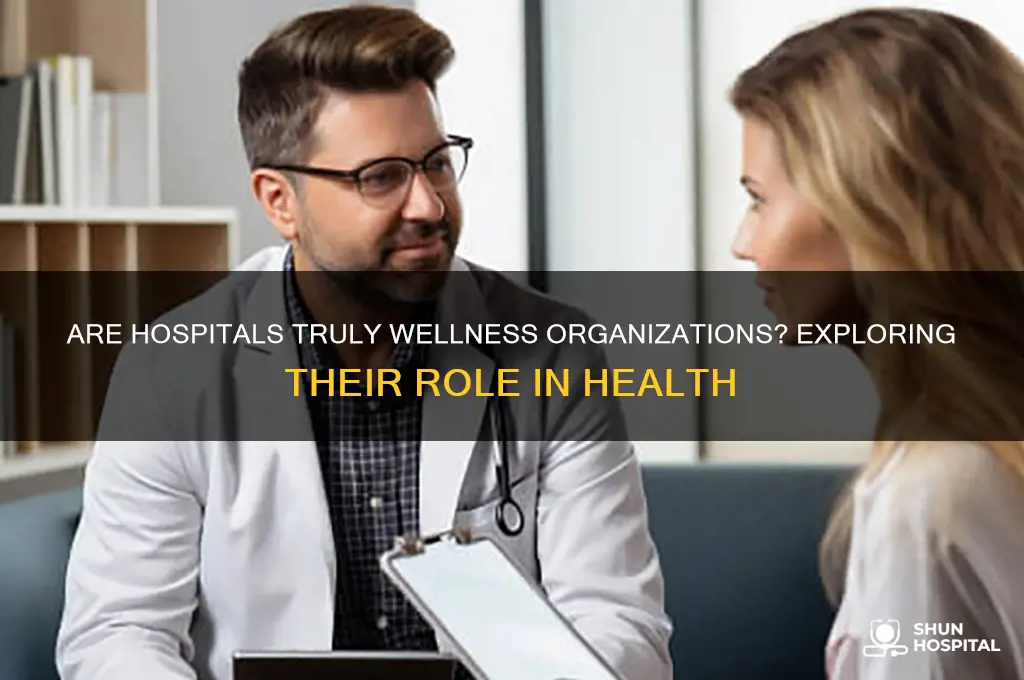 is a hospital considered to be a wellness organization
