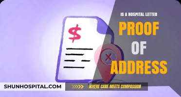 Hospital Letter: Proof of Address?