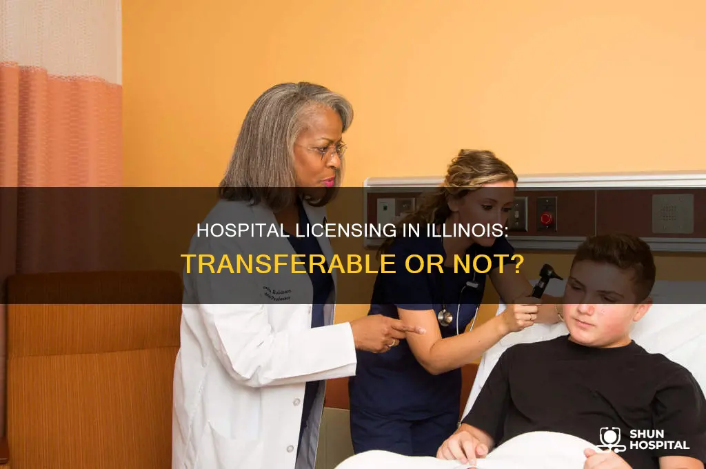is a hospital license assignable in illinois