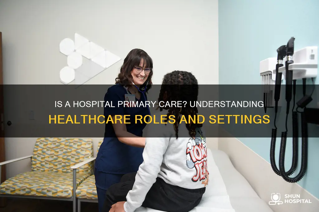 is a hospital primary care