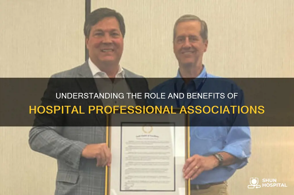 is a hospital professional association