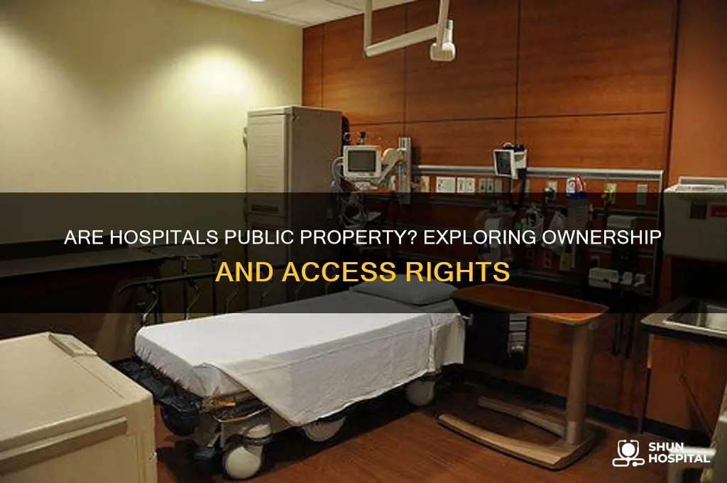 is a hospital public property