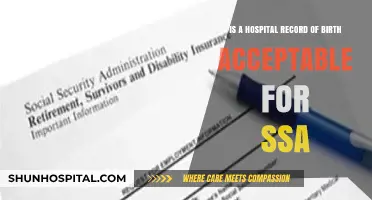 Is a Hospital Birth Record Valid for SSA Applications?