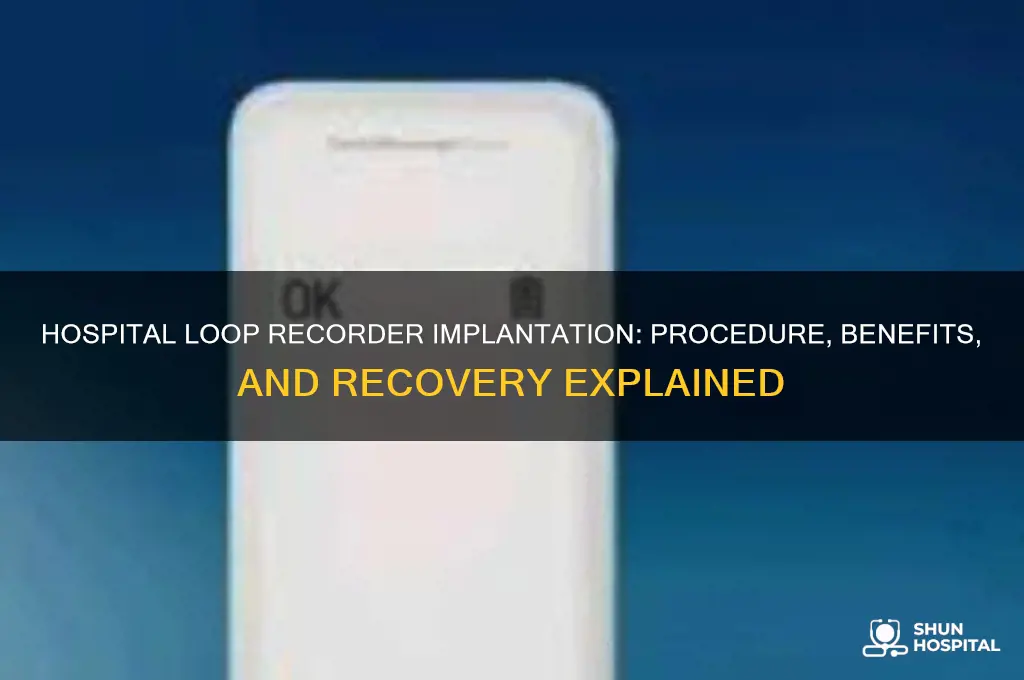 is a loop recorder put in at the hospital