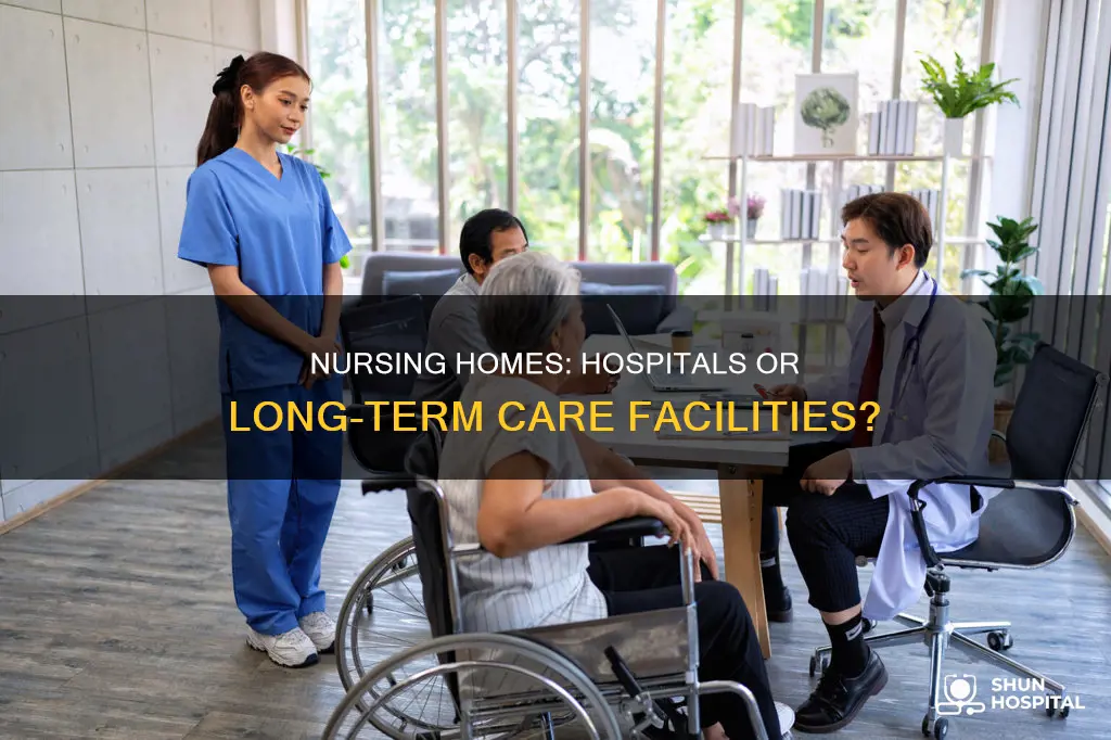 is a nursing home considered a hospital
