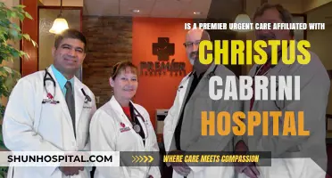 Is Premier Urgent Care Affiliated with Christus Cabrini Hospital?