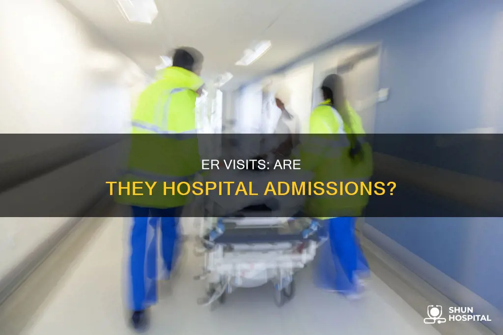 is a visit to the er hospitalization