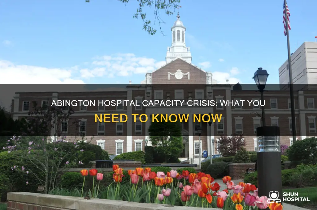 is abington hospital at capacity
