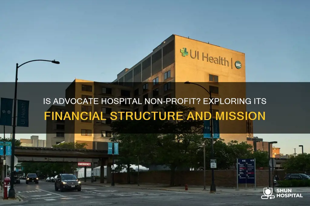is advocate hospital non profit