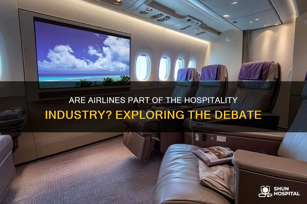 is airline a hospitality industry