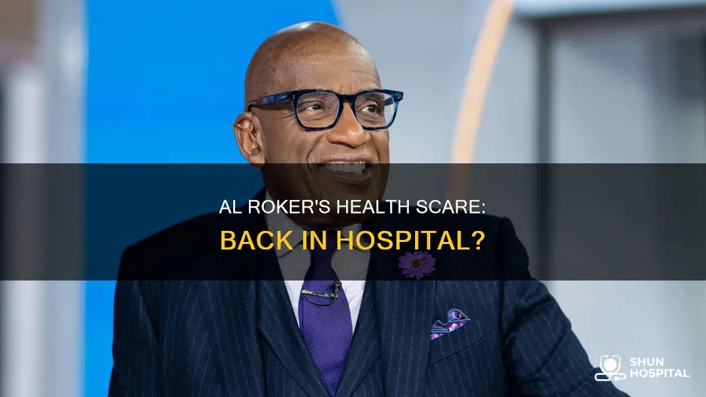 is al roker back in the hospital
