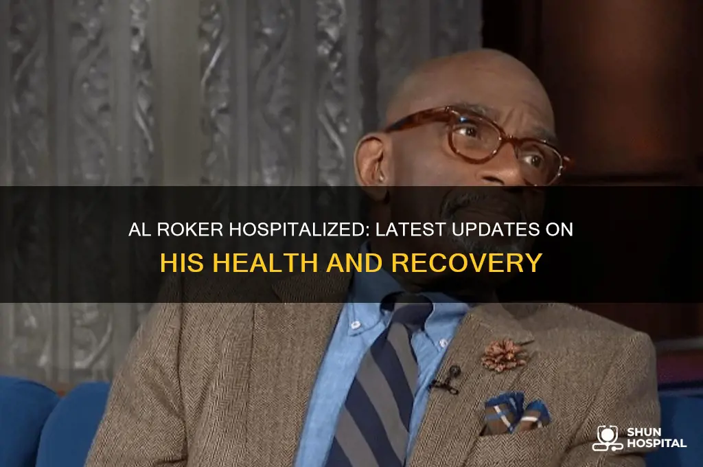 is al roker hospitalized