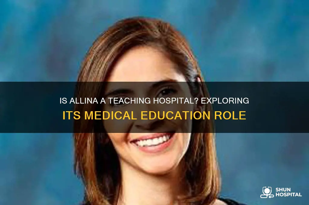 is allina a teaching hospital
