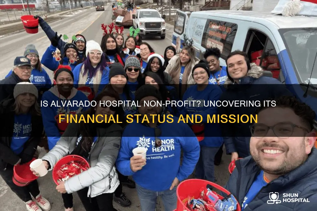 is alvarado hospital non profit