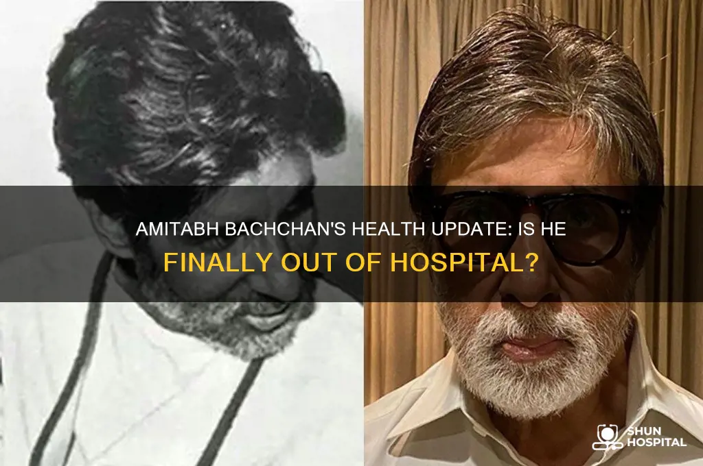 is amitabh out of hospital
