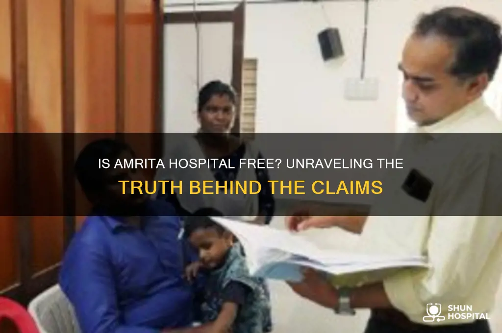 is amrita hospital free
