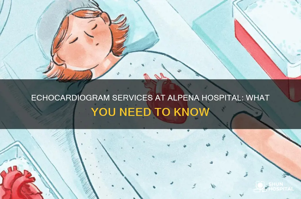 is an echocardiogram performed at the hospital in alpena