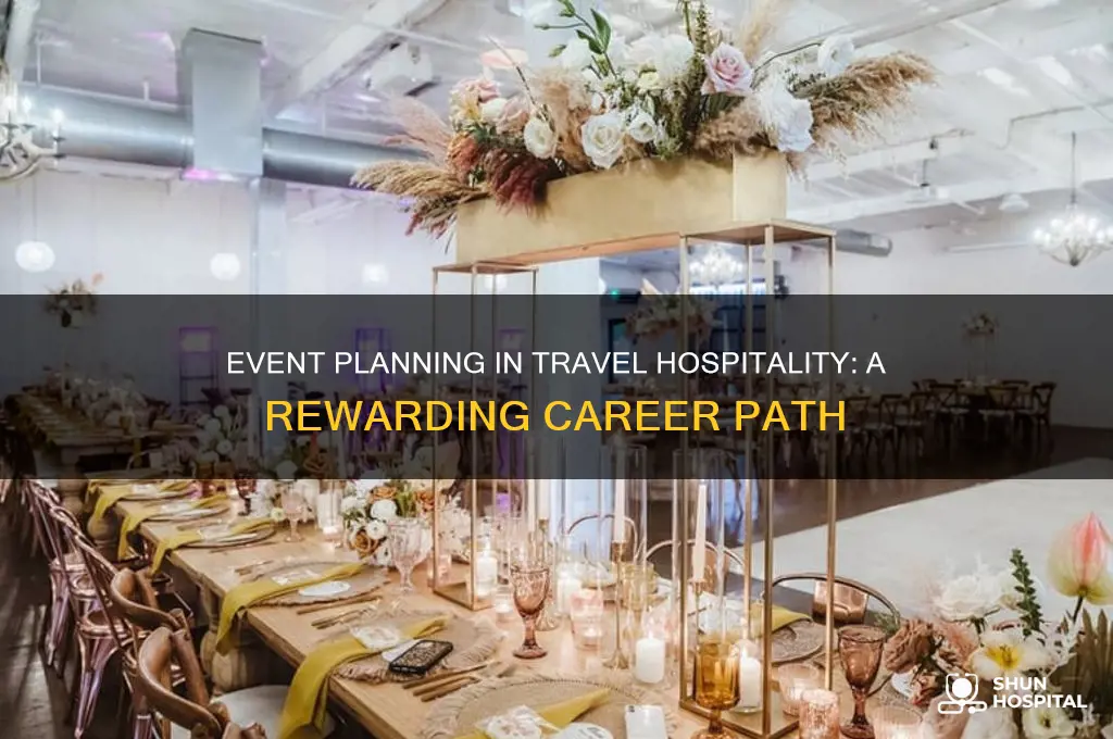 is an event planner in the travel hospitality industry
