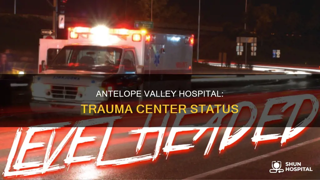 is antelope valley hospital a trauma level