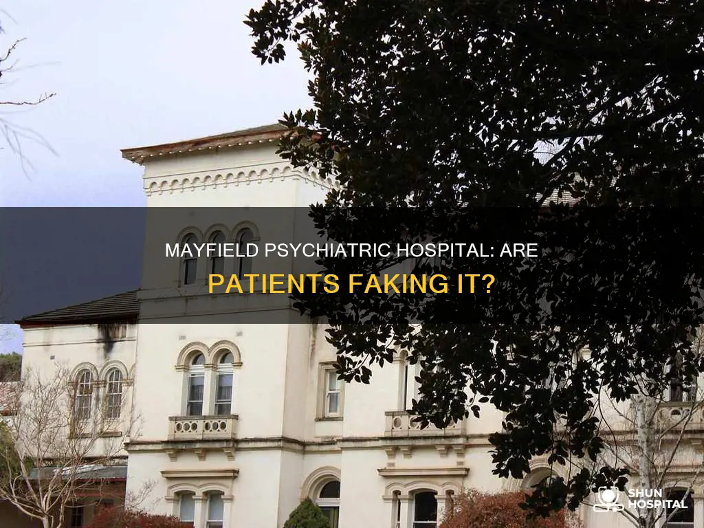 is anyone at mayfield psychiatric hospital fake