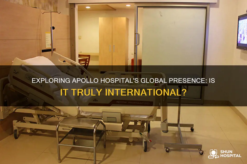 is apollo hospital international