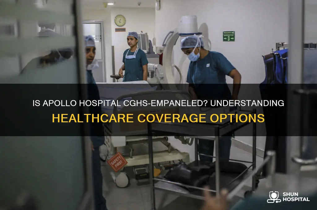 is apollo hospital under cghs