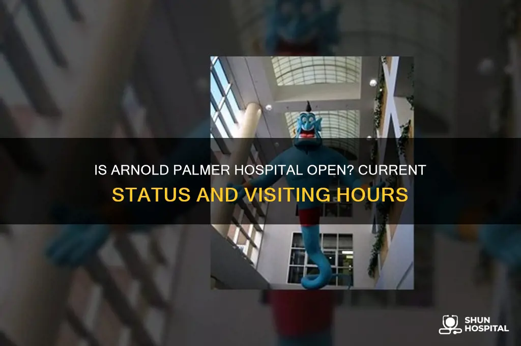 is arnold palmer hospital open