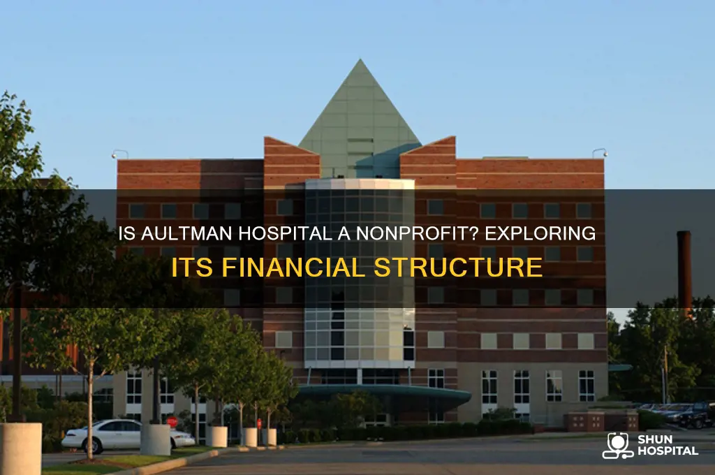 is aultman a nonprofit hospital