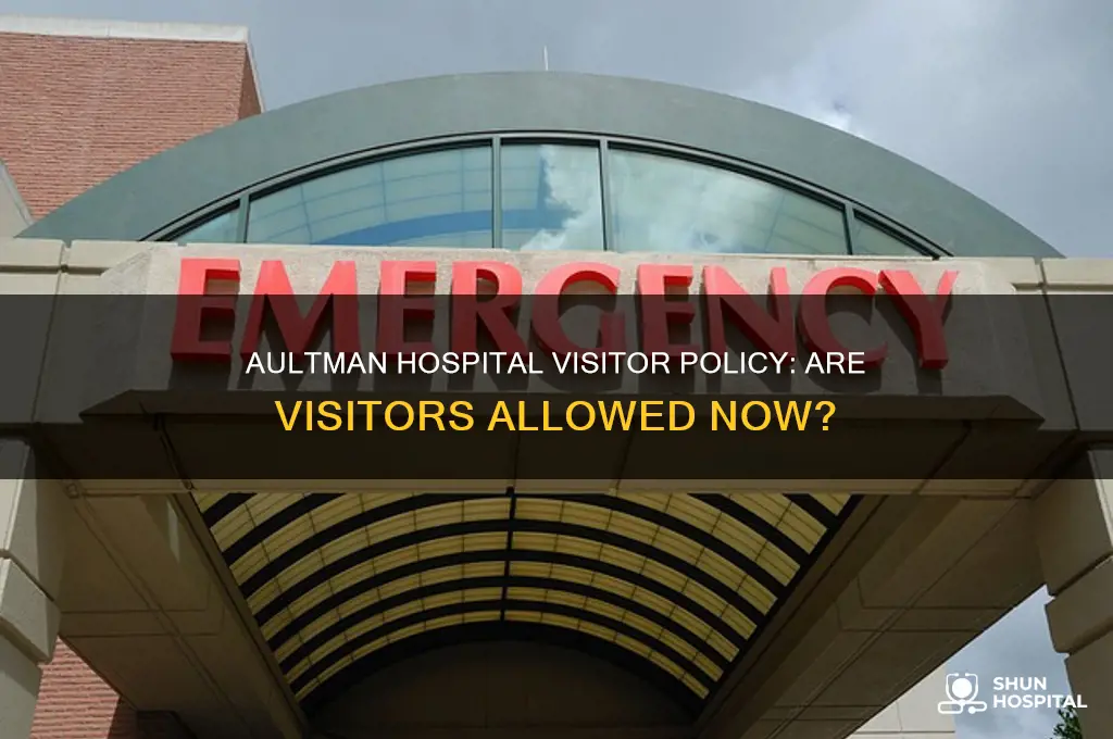 is aultman hospital allowing visitors