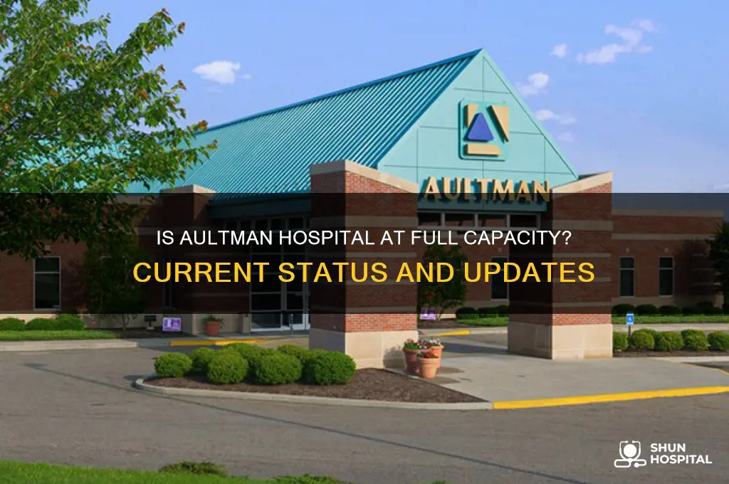 is aultman hospital full