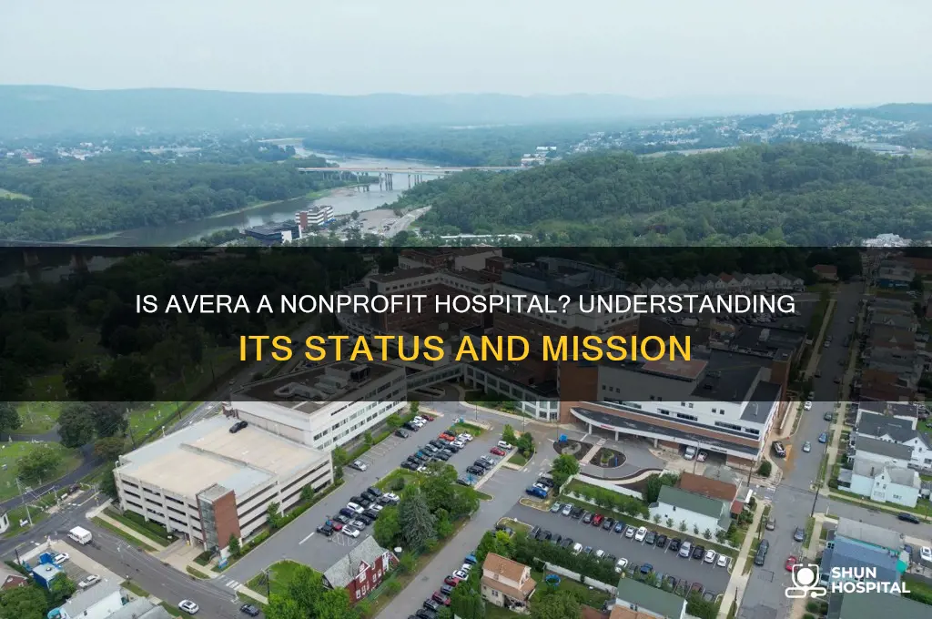 is avera a nonprofit hospital