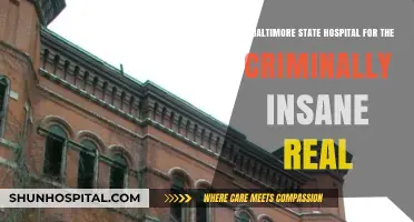 Is Baltimore State Hospital for the Criminally Insane Real?