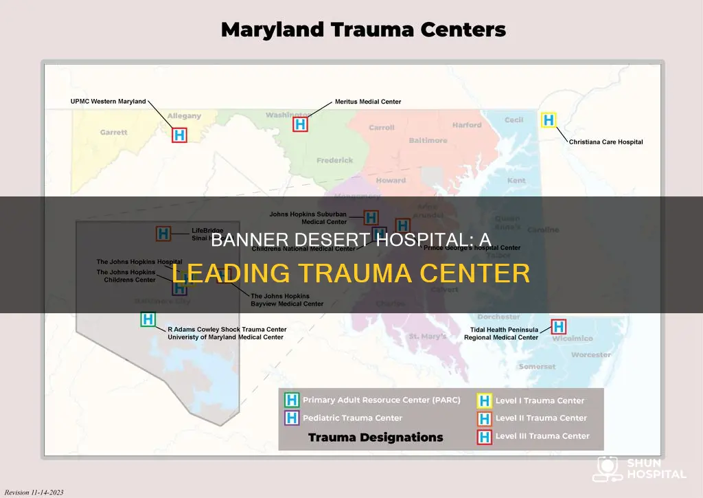 is banner desert hospital a trauma center