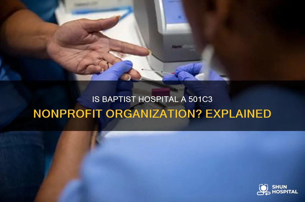 is baptist hospital 501c3