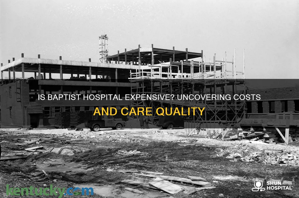 is baptist hospital expensive
