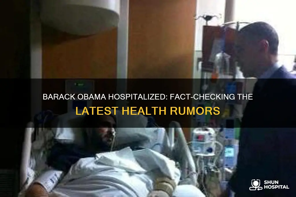 is barack obama in hospital