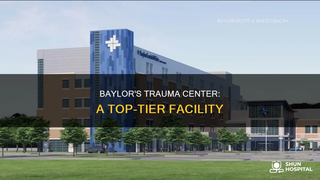 is baylor a level 1 trauma hospital