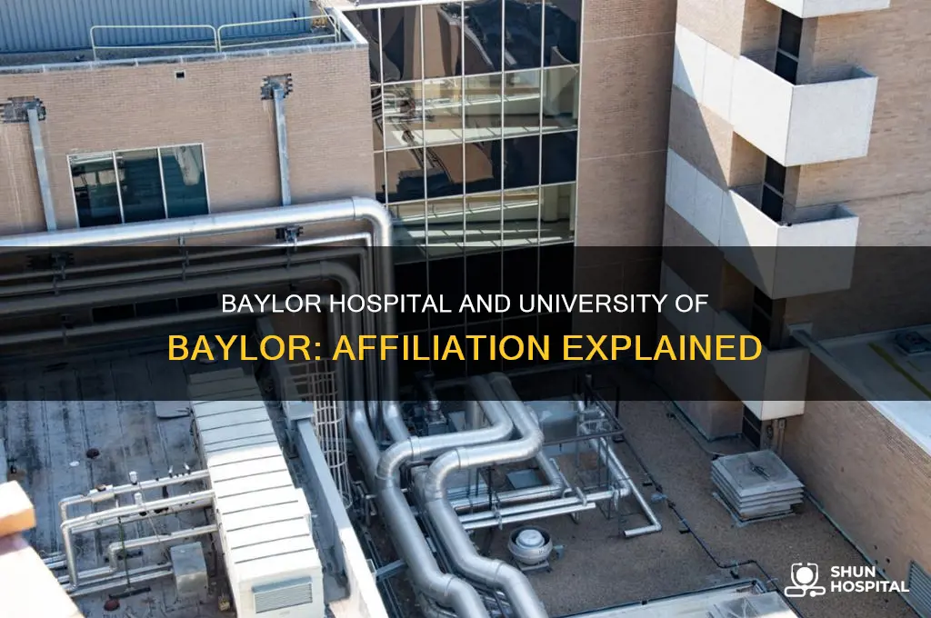is baylor hospital associated with the universirty of balor