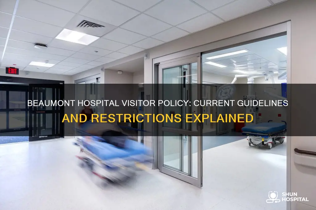 is beaumont hospital allowing visitors