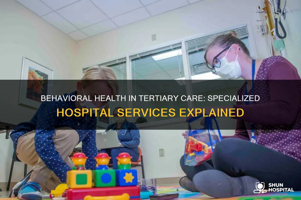 is behavioral health an example of tertiary care hospitals