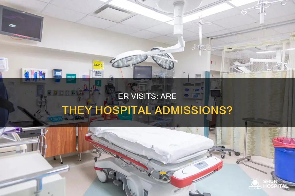 is being in the er considered hospitalization