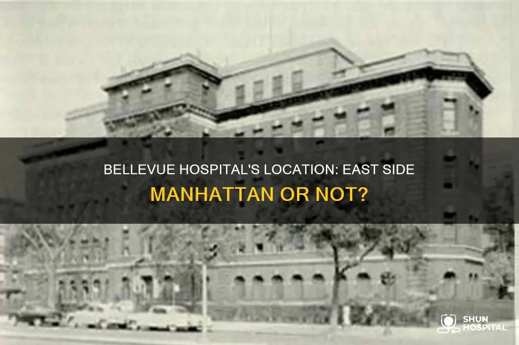 is bellevue hospital on the east side of manhattan