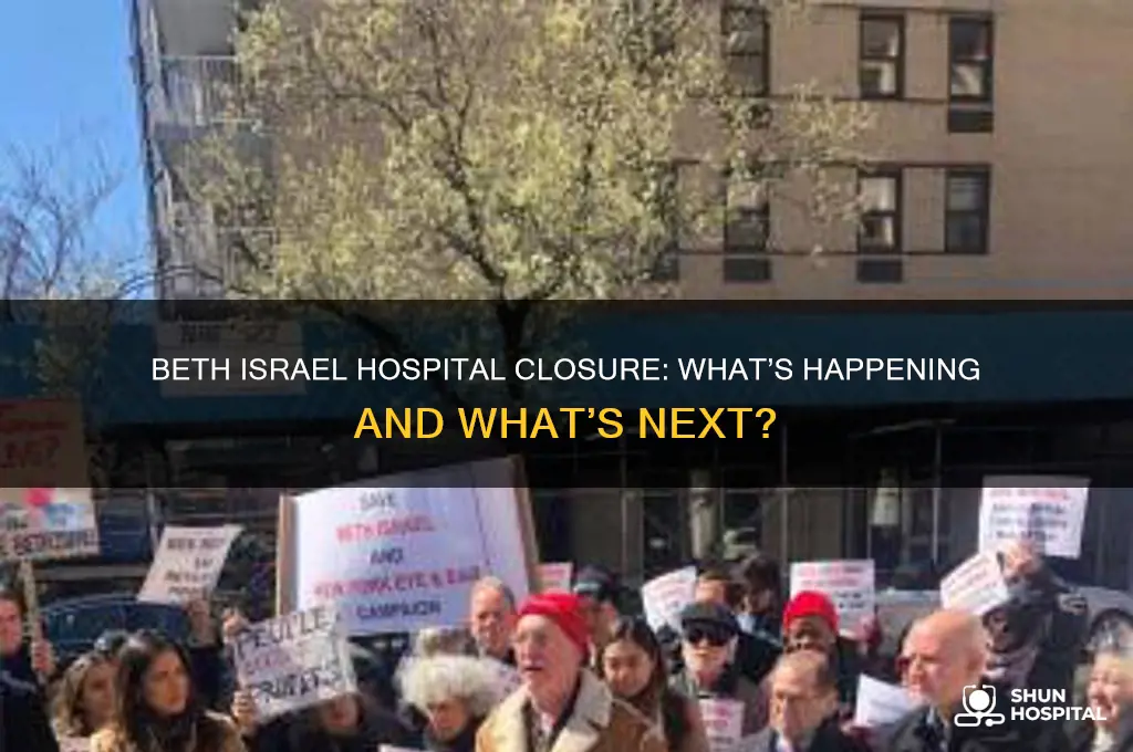 is beth israel hospital closing