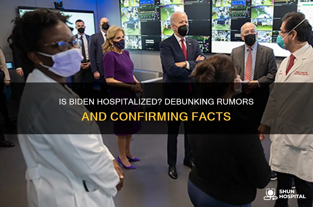 is biden hospitalized