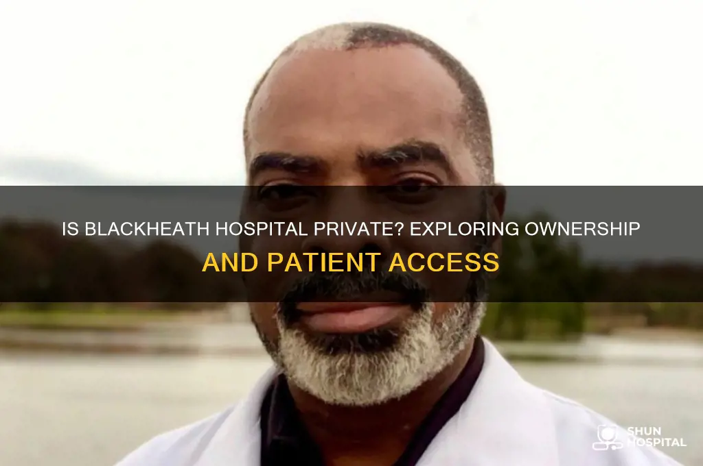 is blackheath hospital private