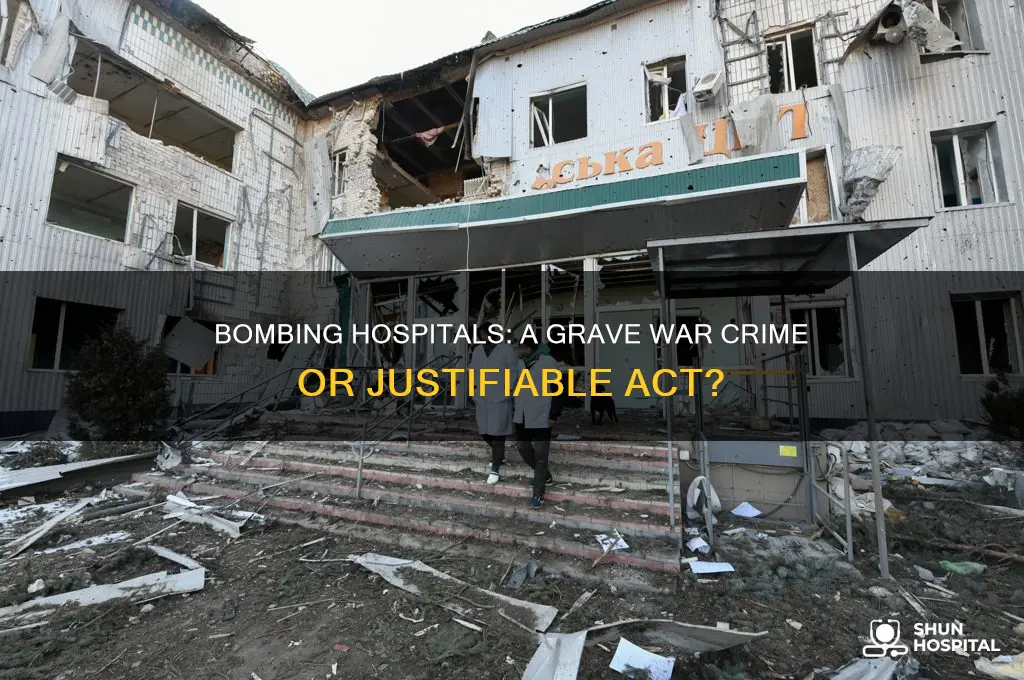 is bombing hospital war crime