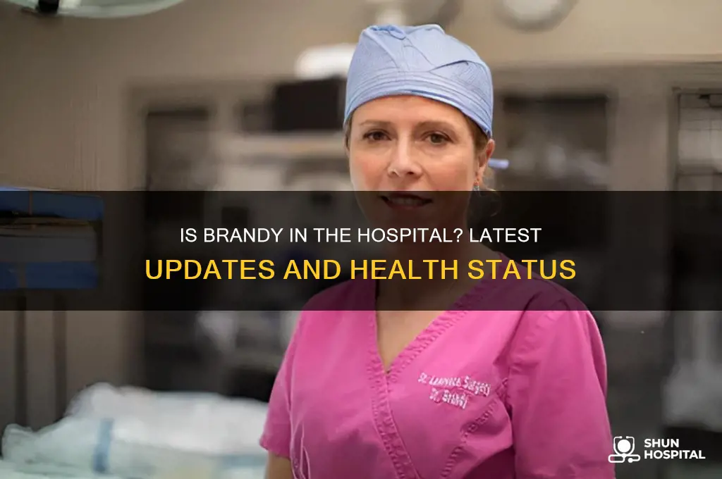 is brandy in the hospital
