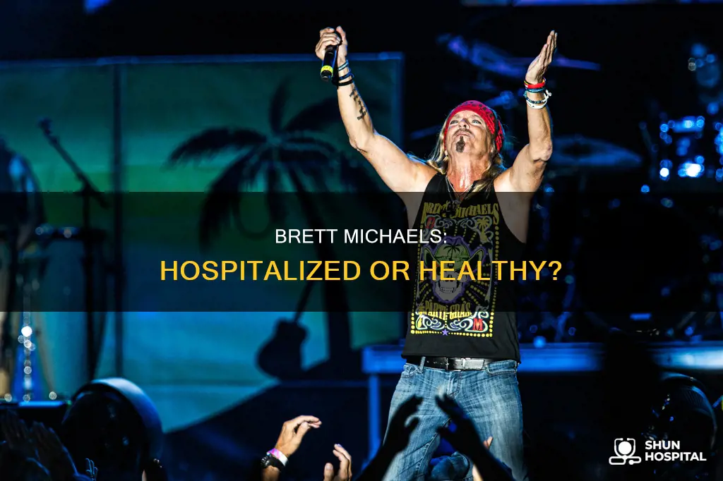 is brett michaels still in the hospital