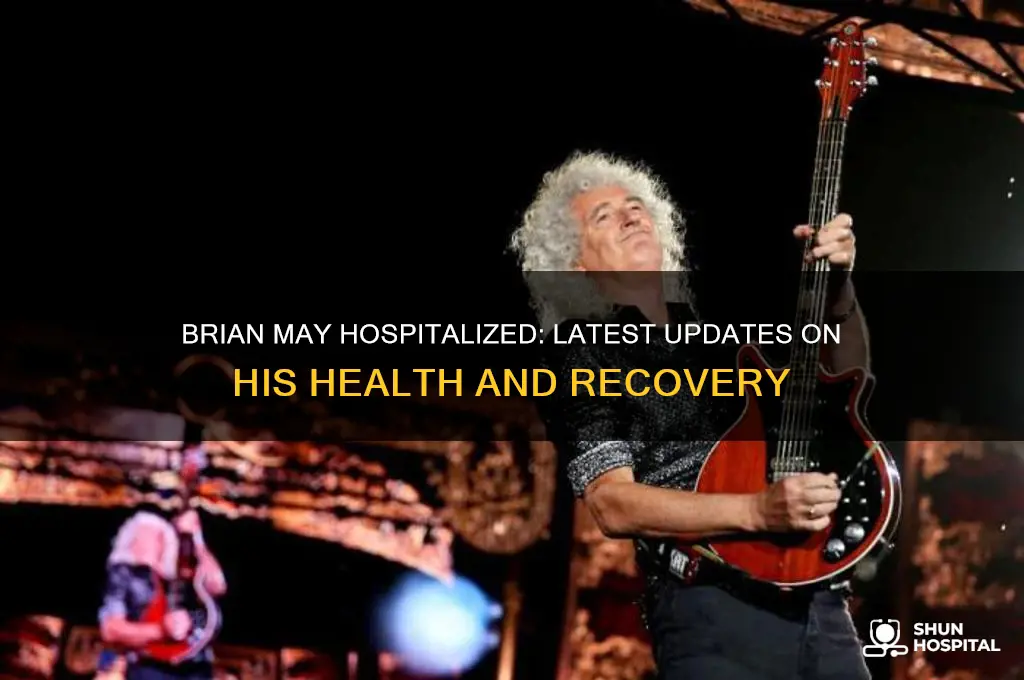 is brian may in hospital