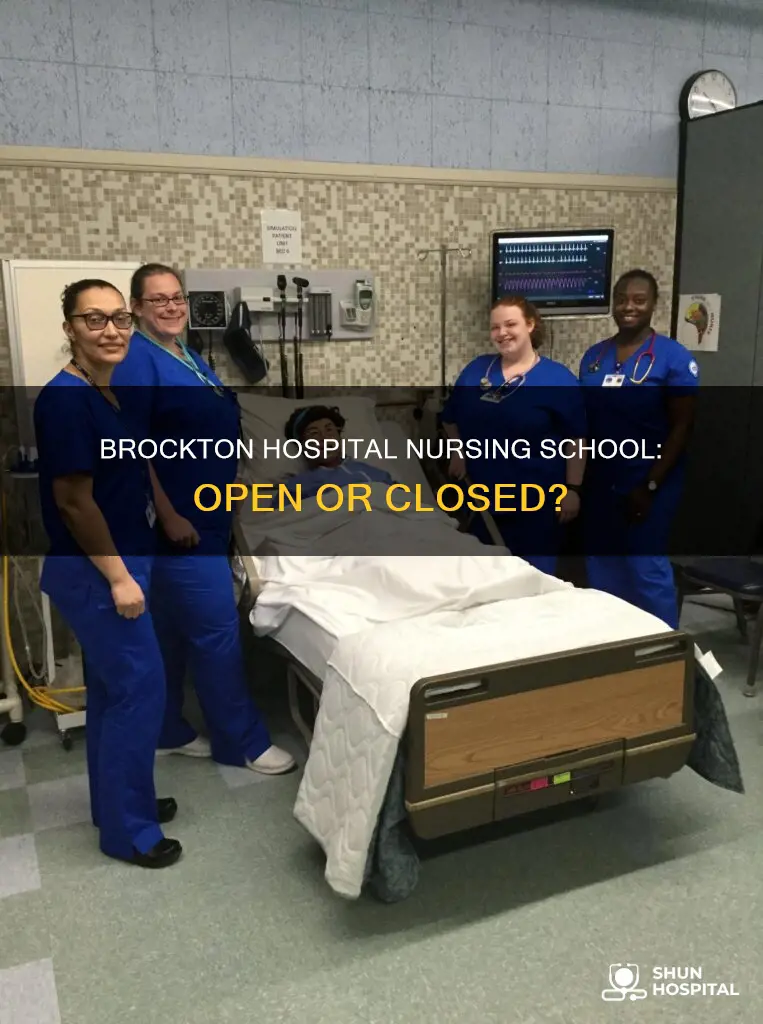 is brockton hospital nursing school still open